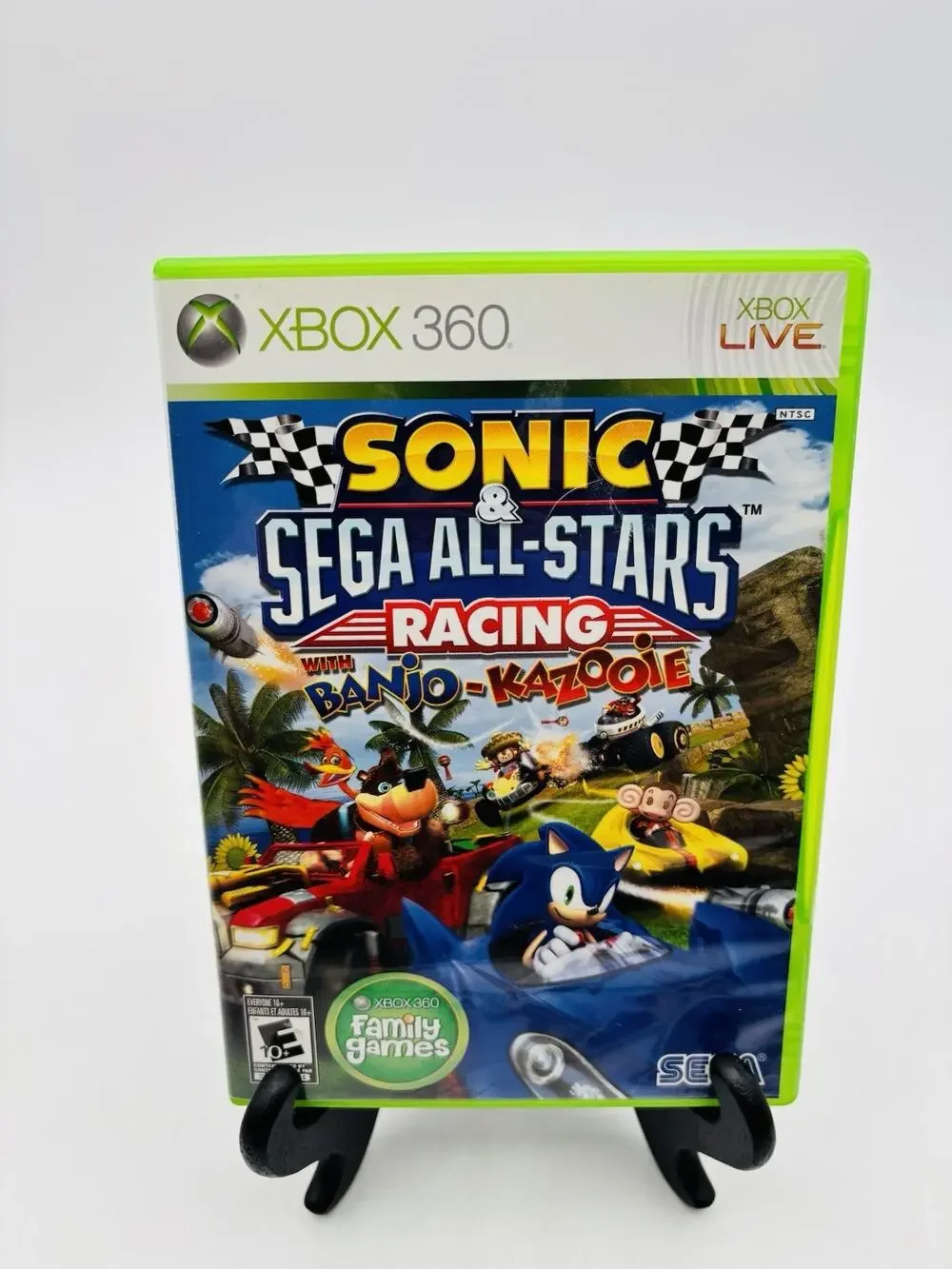 Sonic & Sega All-Stars Racing With Banjo-Kazooie Xbox 360 CIB Tested Works VG